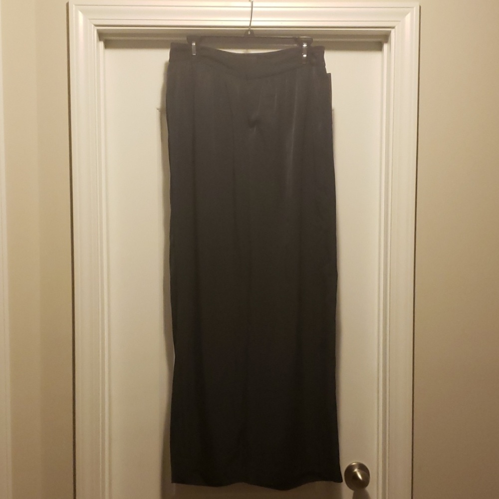 Wide leg black pants